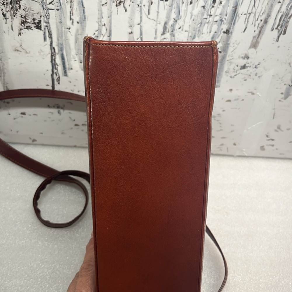 Leather Crossbody/Top Handle Made In Italy Purse - Picture 9 of 11